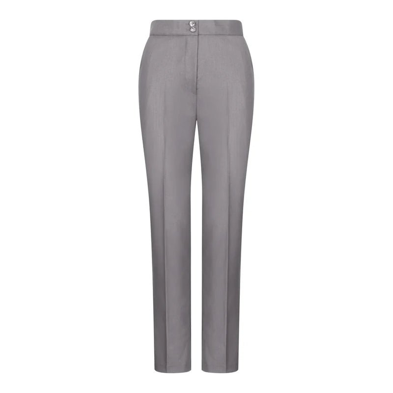 TPW-15 - Women's 3 Piece Plain Grey Suit