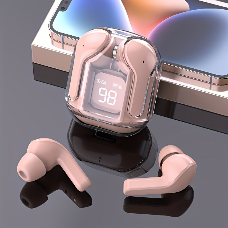True Wireless Earbuds with Bluetooth - Hi-Fi Stereo Sound Sports Headphones for Mobile Phones, Running, Workouts