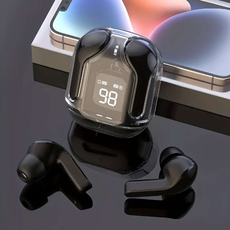 True Wireless Earbuds with Bluetooth - Hi-Fi Stereo Sound Sports Headphones for Mobile Phones, Running, Workouts