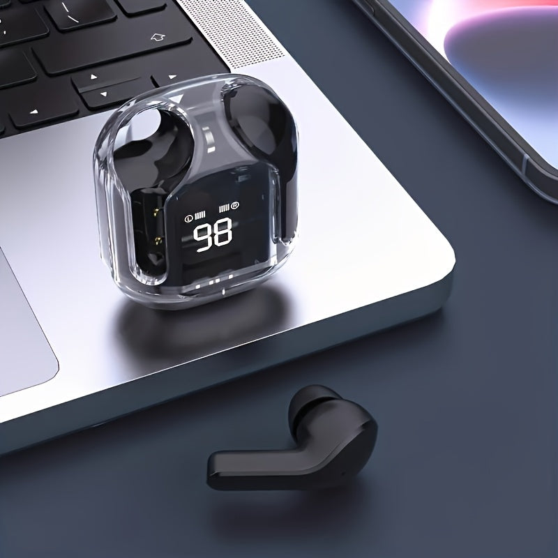 True Wireless Earbuds with Bluetooth - Hi-Fi Stereo Sound Sports Headphones for Mobile Phones, Running, Workouts