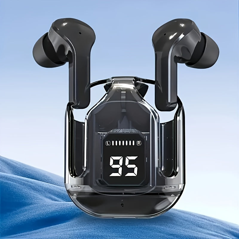 True Wireless Earbuds with Bluetooth - Hi-Fi Stereo Sound Sports Headphones for Mobile Phones, Running, Workouts
