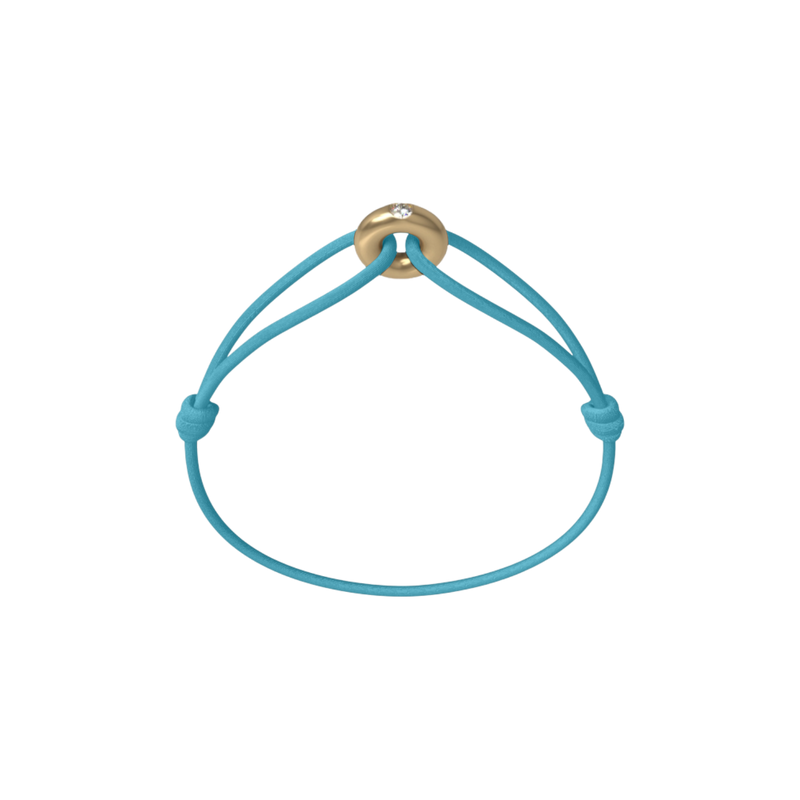 Mini Golden Soho Diamond Cord Bracelet