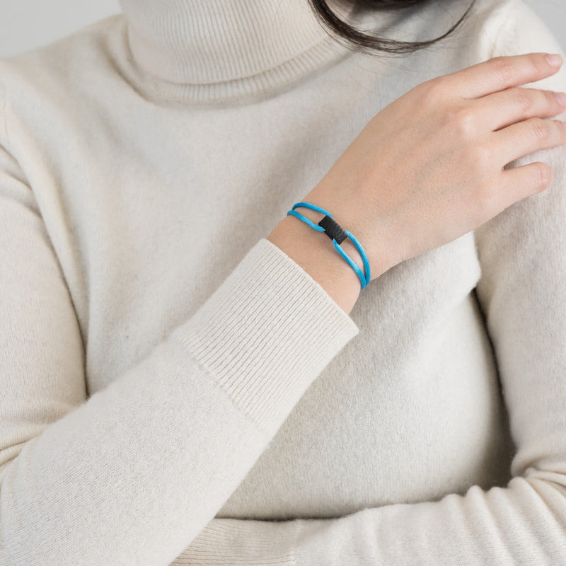 Carbon Regent Cord Bracelet