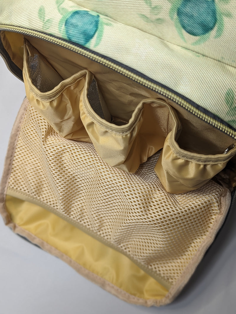 Green Baby Changing Backpack Bag - Turtle Recall