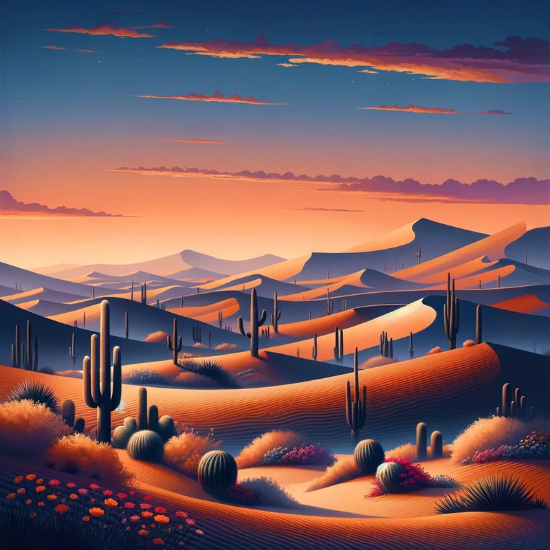 Twilight Dunes Canvas