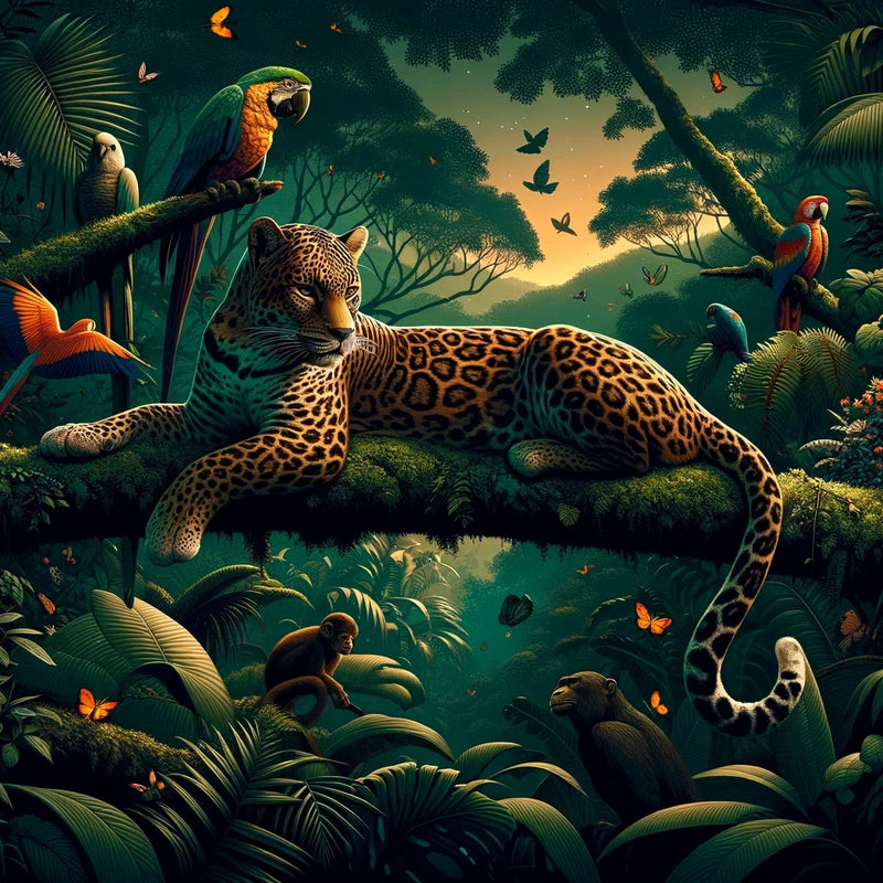 Twilight Jungle Canvas