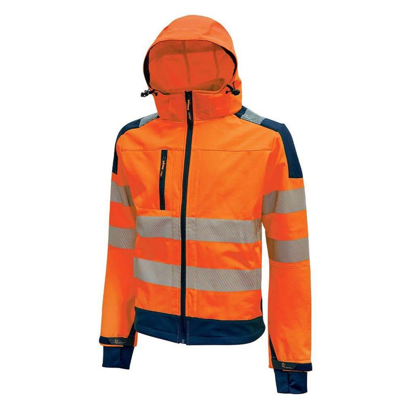 U-Power Miky Hi-Vis Stretch Softshell Water Repellent Wind Proof