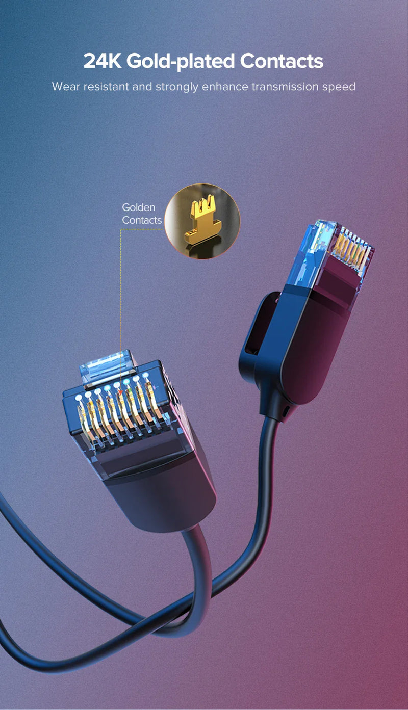 UGREEN Cat 6A Slim Ethernet Cable up to 10Gbps