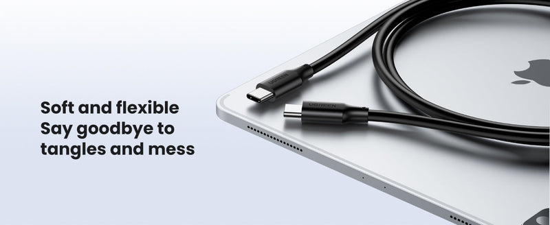 UGREEN PD 60W Fast Charging PVC Type C to Type C USB Cable