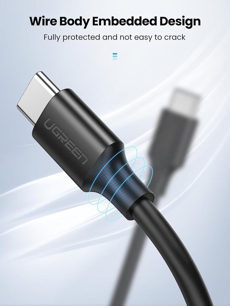 UGREEN PD 60W Fast Charging PVC Type C to Type C USB Cable