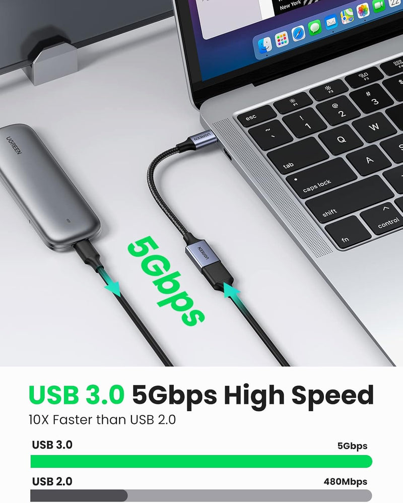 UGREEN USB-C to USB 3.0 OTG Adapter - Data Cable
