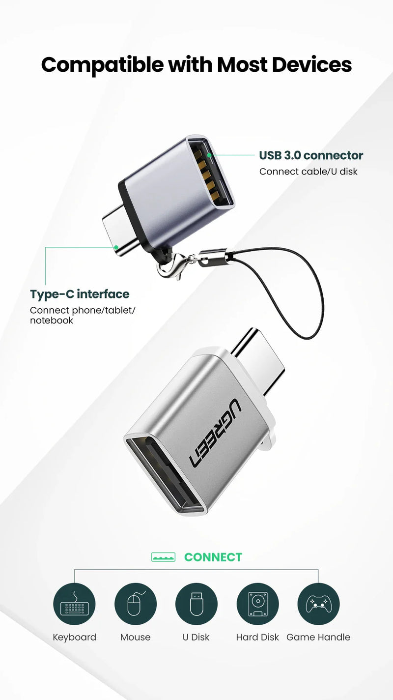 UGREEN USB-C to USB 3.0 OTG Adapter