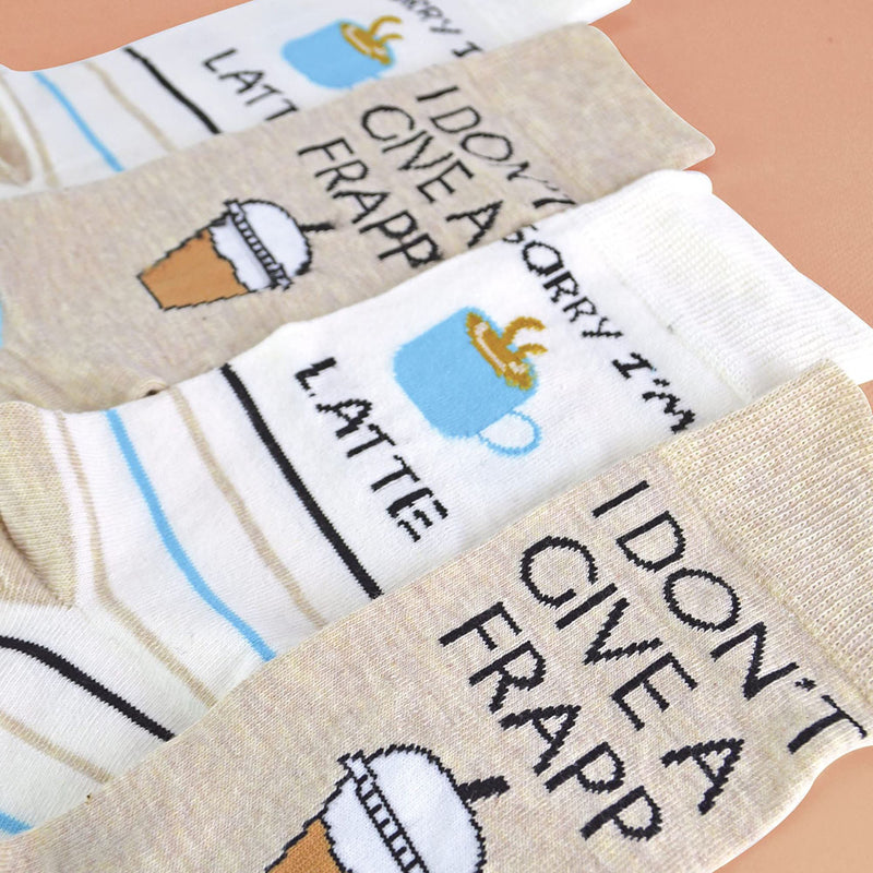 2 Pack Mens Novelty Coffee Socks in a Gift Box