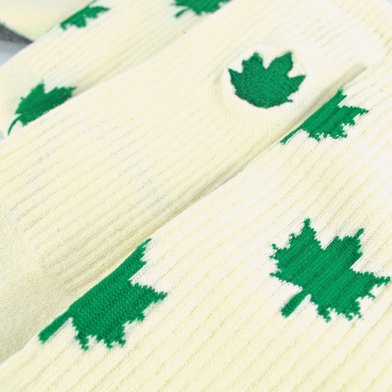 2 Pack Mens Novelty Cotton Rich Weed Leaf Socks