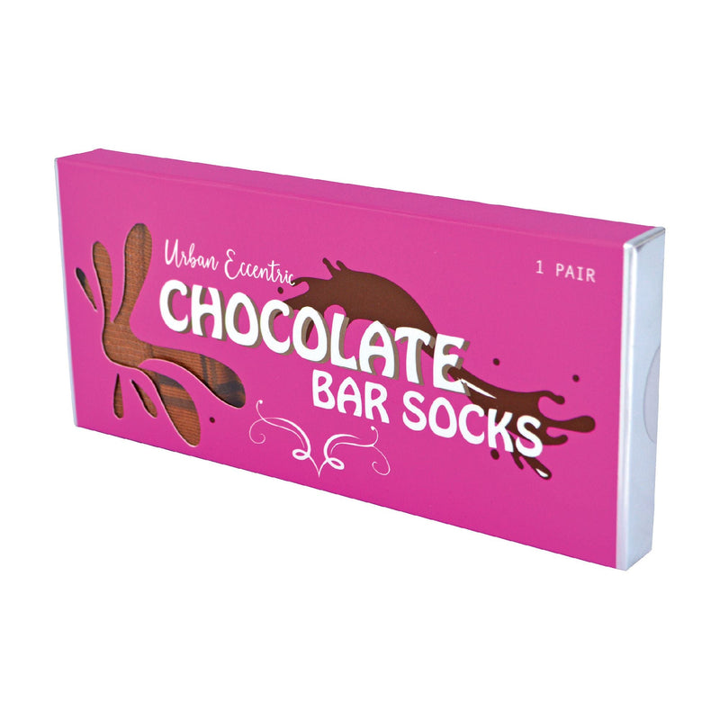 1 Pack Mens Novelty Cotton Rich Chocolate Bar Socks in a Box