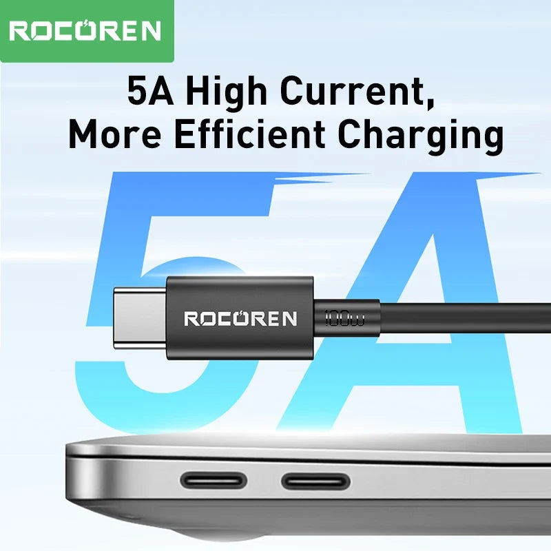 100W USB Type C to Type C Fast Charging Charger Cable – Extra Long 3M Quick Charge