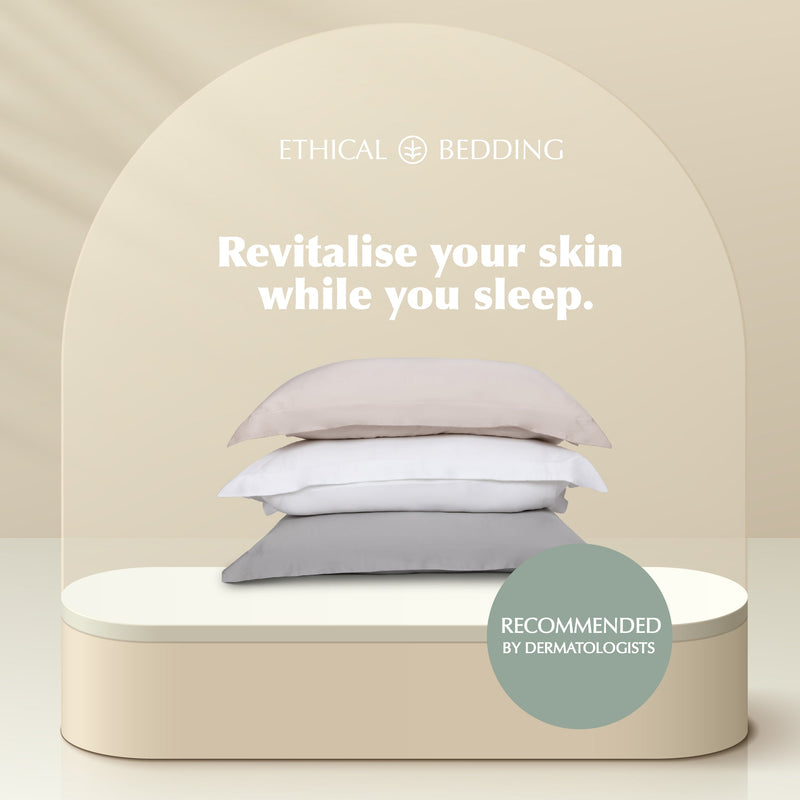 Eucalyptus Silk Pillowcase Pair in Grey (Best Seller)