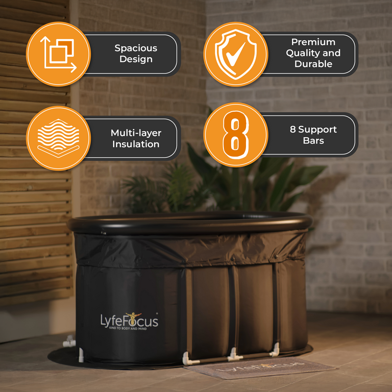 LyfeFocus Ice Bath (Black Top)