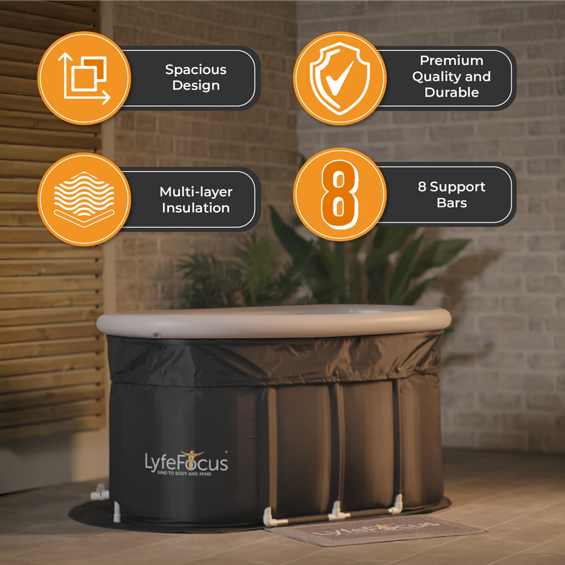 LyfeFocus Ice Bath (White Top)