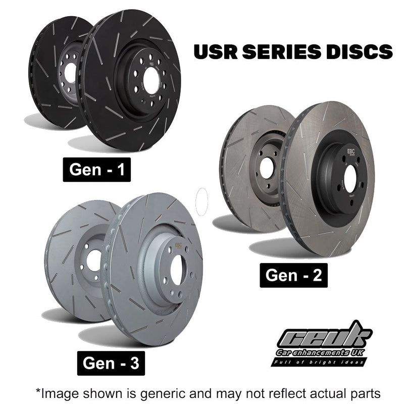 EBC Front Brake Disc Upgrade (Multiple Options) - Volkswagen Golf MK8 (1.0T, 1.4T, 1.5T Petrol & 2.0 Turbo Diesel)