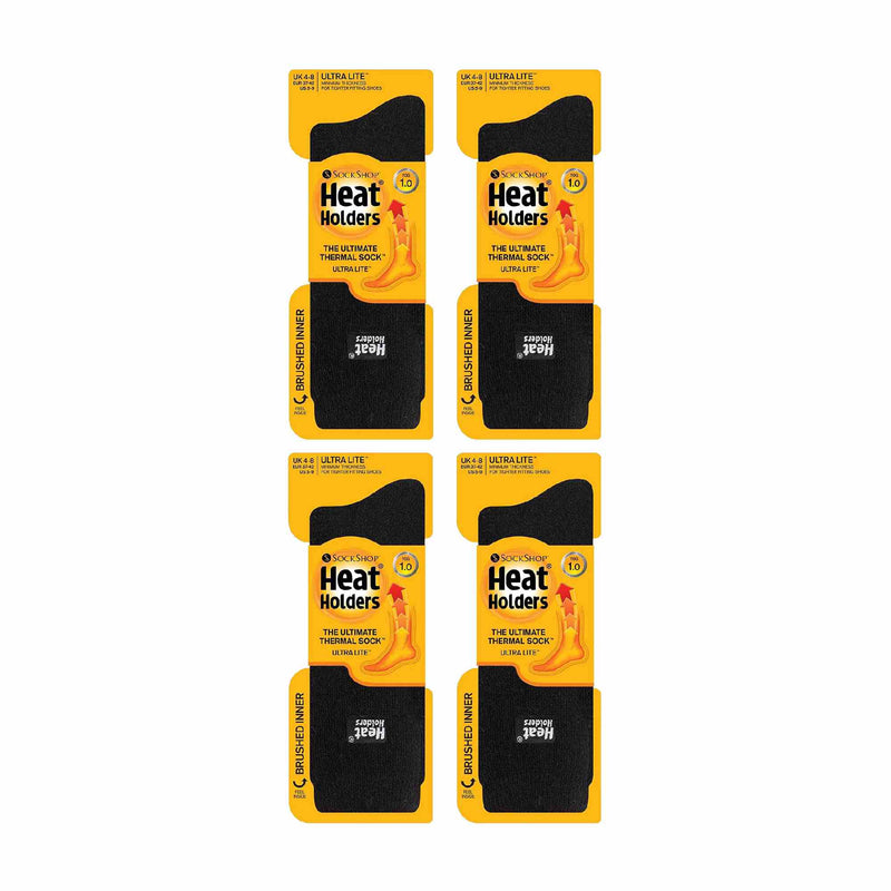 Ladies Ultra Lite Extra Thin 1.0 TOG Casual Thermal Socks (Multipack Options)