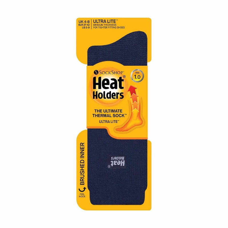 Ladies Ultra Lite Extra Thin 1.0 TOG Casual Thermal Socks (Multipack Options)