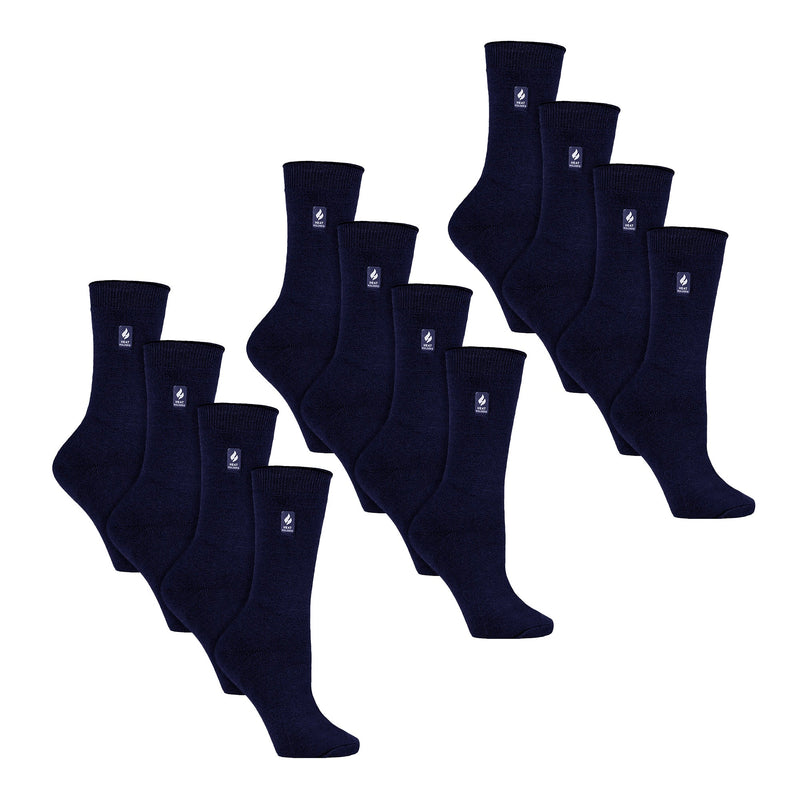 Ladies Ultra Lite Extra Thin 1.0 TOG Casual Thermal Socks (Multipack Options)