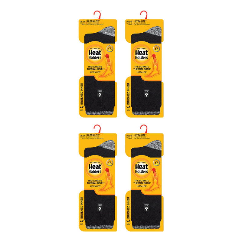 Ladies Ultra Lite Extra Thin 1.0 TOG Casual Thermal Socks (Multipack Options)