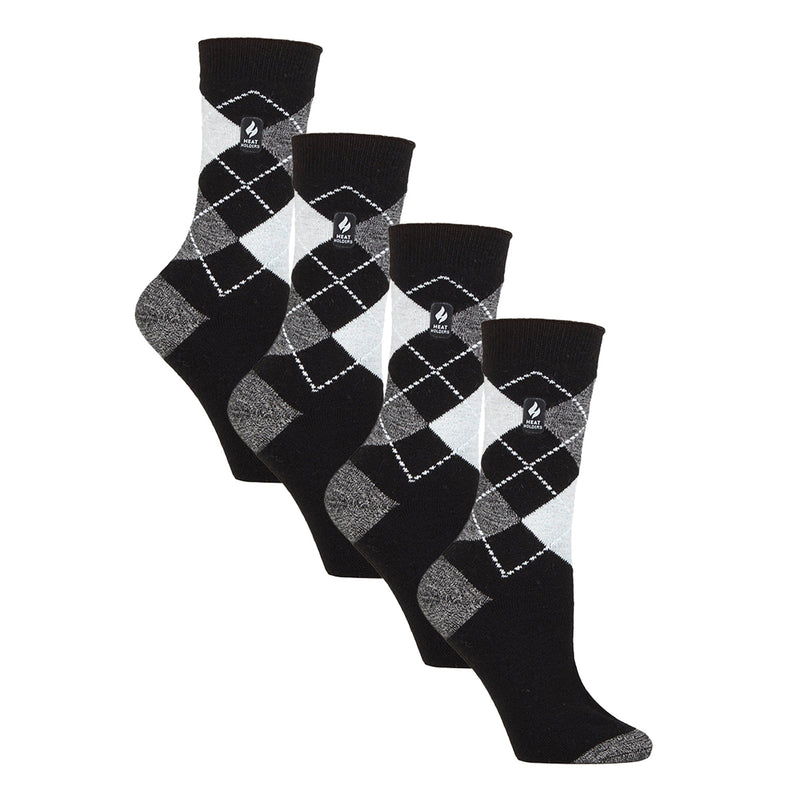 Ladies Ultra Lite Extra Thin 1.0 TOG Casual Thermal Socks (Multipack Options)