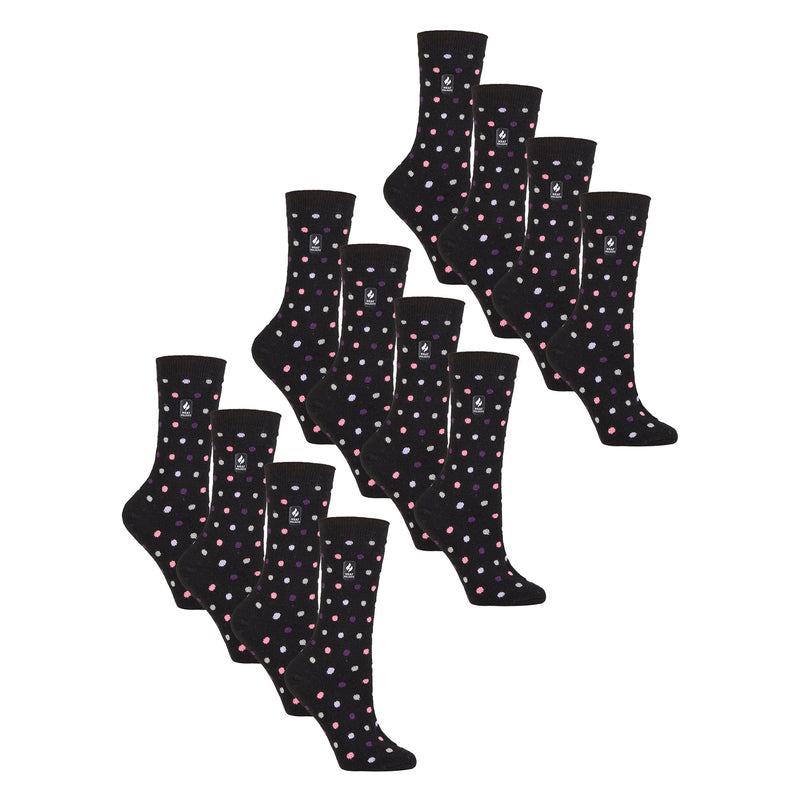 Ladies Ultra Lite Extra Thin 1.0 TOG Casual Thermal Socks (Multipack Options)
