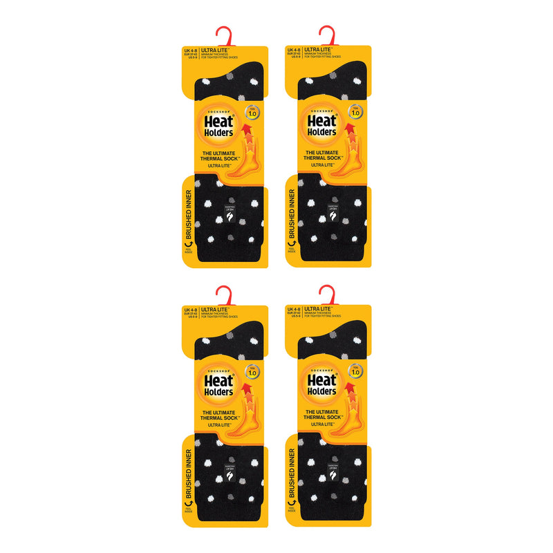 Ladies Ultra Lite Extra Thin 1.0 TOG Casual Thermal Socks (Multipack Options)