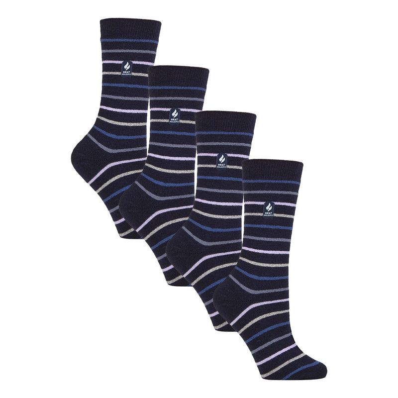 Ladies Ultra Lite Extra Thin 1.0 TOG Casual Thermal Socks (Multipack Options)