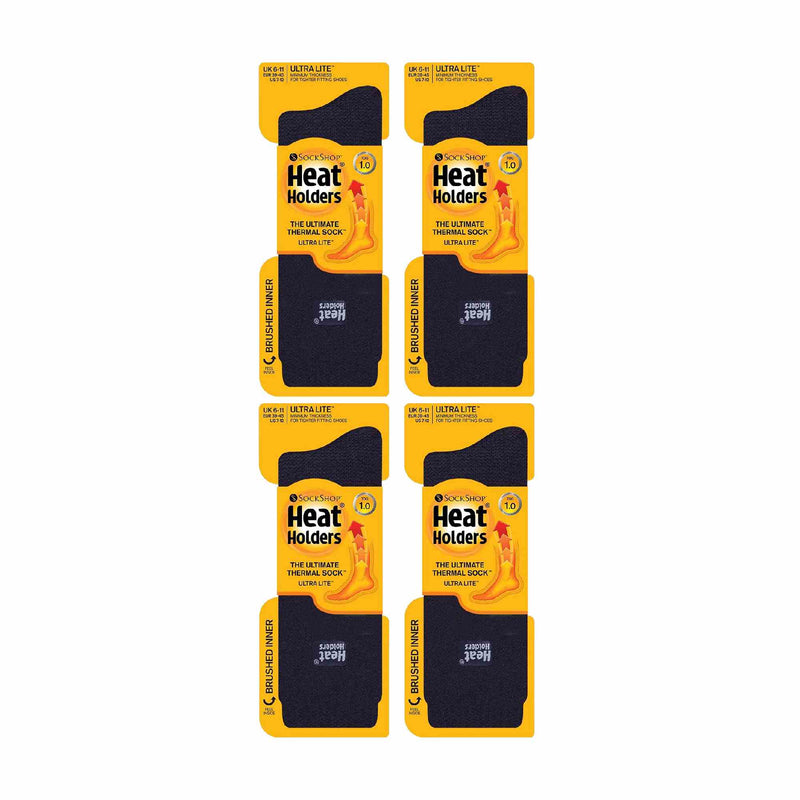 Mens Ultra Lite Extra Thin 1.0 TOG Casual Thermal Socks (Multipack Options)