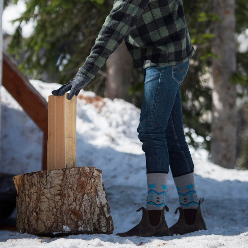 3 Pack Mens Patterned Lightweight Thin 2.3 TOG Thermal Knee High Ski Socks