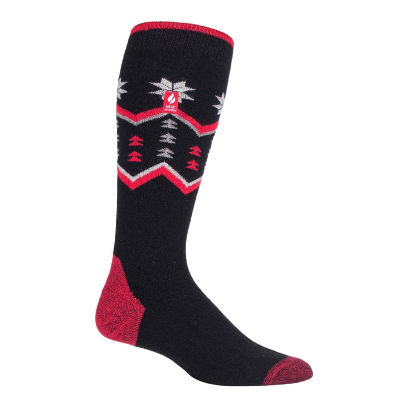 Mens Thin Warm Winter Knee High Lightweight Thermal Ski Socks