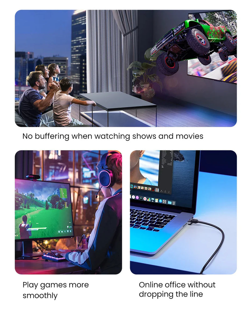 Ugreen Cat6 Ethernet Cable - 1000 Mbps - up to 3 Metres