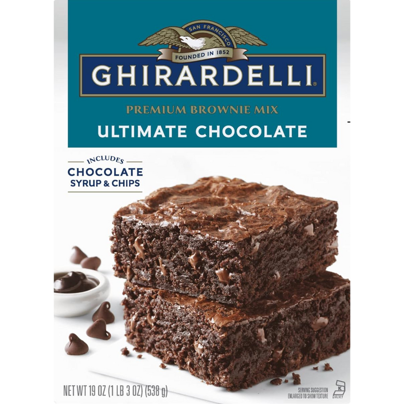 Ultimate Chocolate Ghirardelli Brownie Mix | 538g