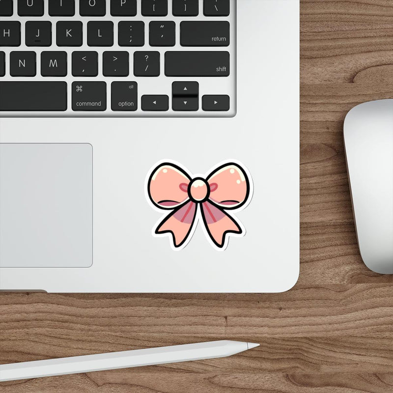 Pink Bow Sticker – Sweet, Stylish & Waterproof