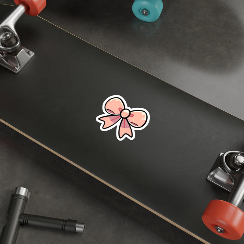 Pink Bow Sticker – Sweet, Stylish & Waterproof