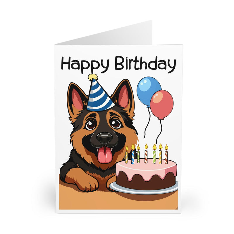German Shepherd Birthday Card – Funny Dog Greeting