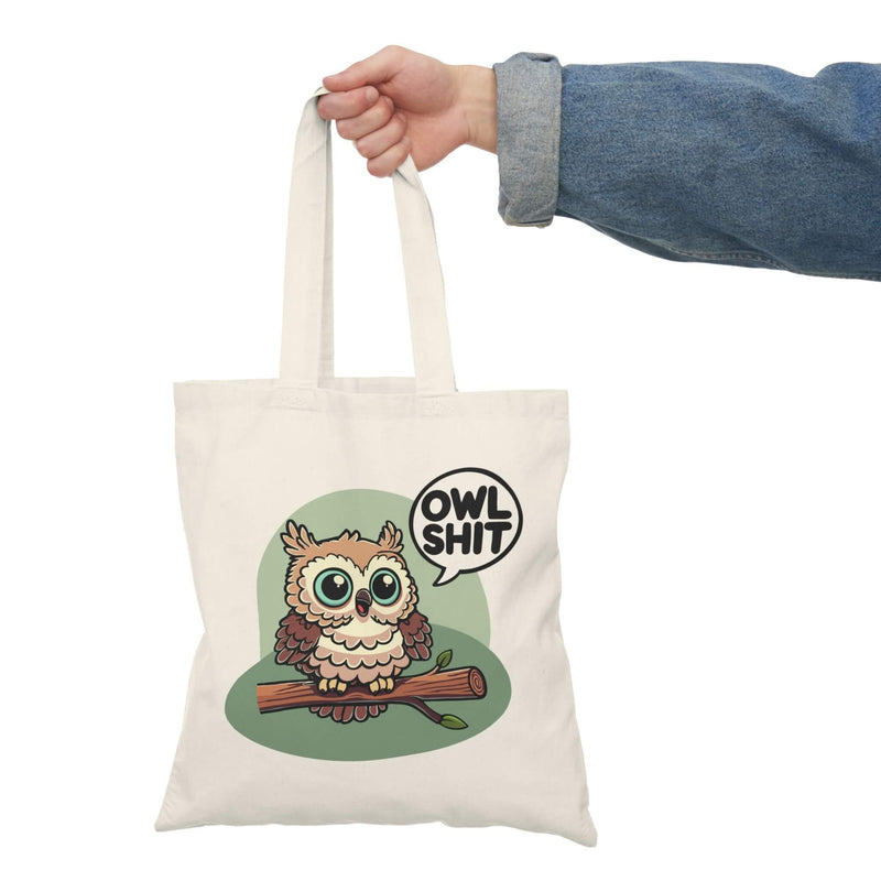 Owl Shit Tote – Funny Eco-Friendly Cotton Shopper