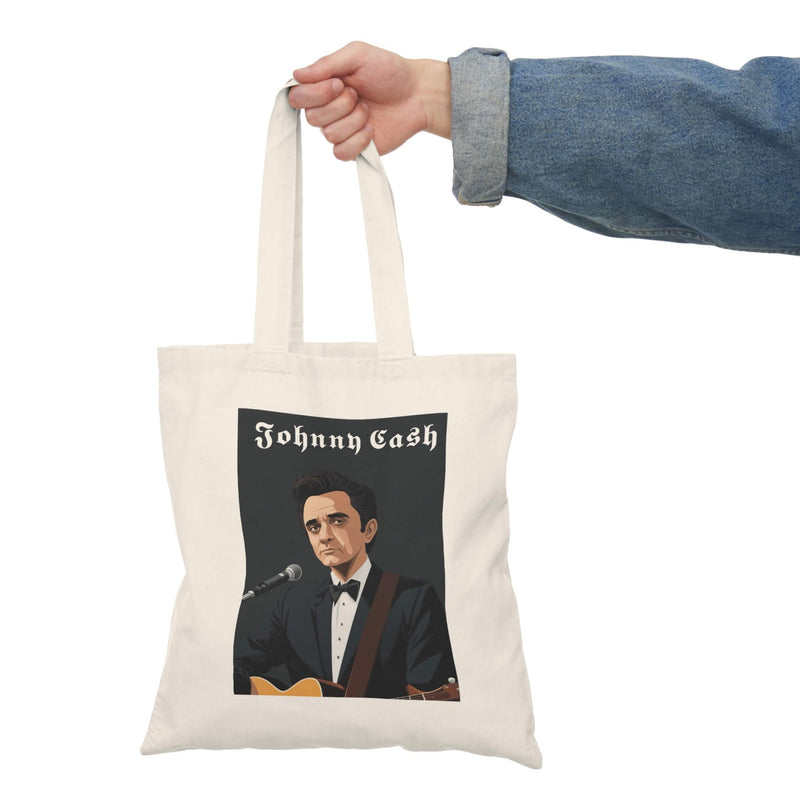 Johnny Cash Tote – Music Legend Recycled Shopper
