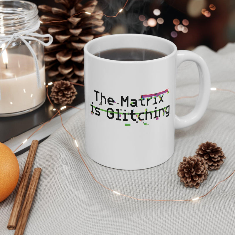 The Matrix Is Glitching Mug | Tech-Art 11 oz Gift