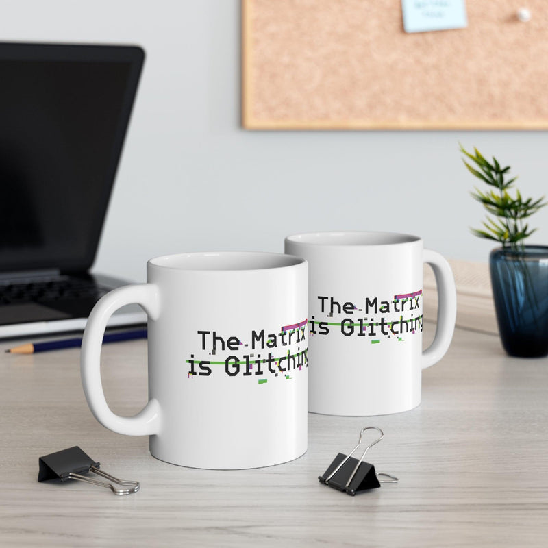The Matrix Is Glitching Mug | Tech-Art 11 oz Gift