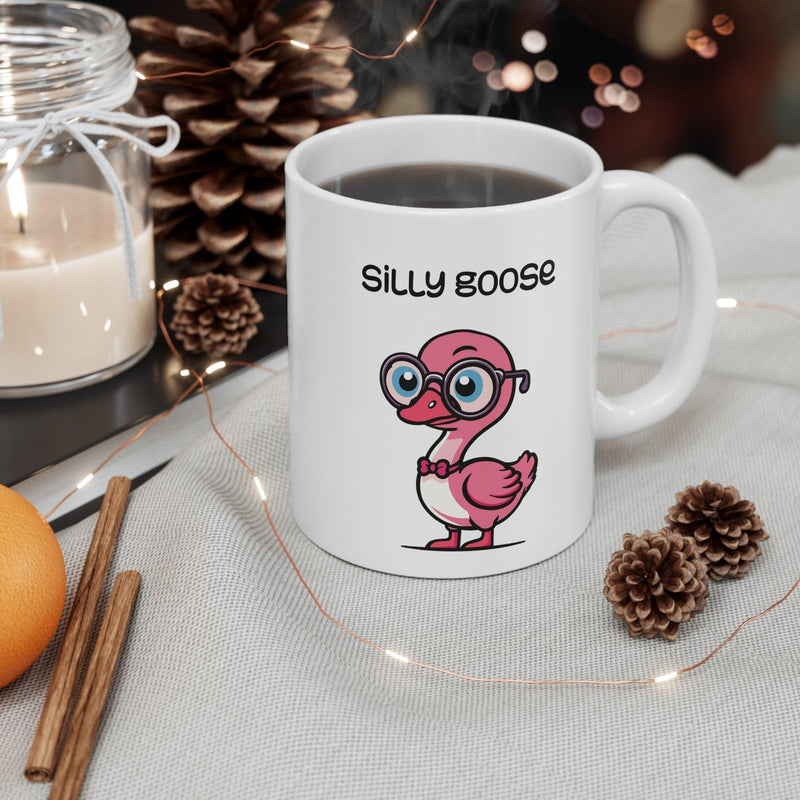 Silly Goose Pink Mug | Quirky 11 oz Gift