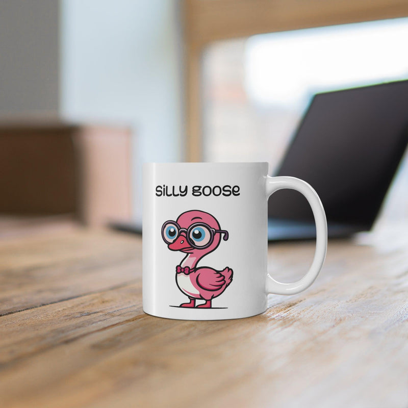 Silly Goose Pink Mug | Quirky 11 oz Gift