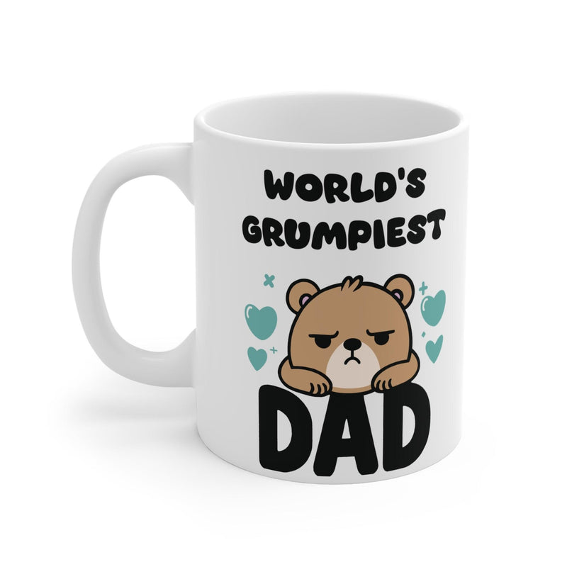 World’s Grumpiest Dad Mug | Funny Bear 11 oz Gift