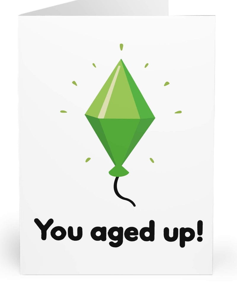 You Aged Up Birthday Card – Level-Up Gamer Celebration