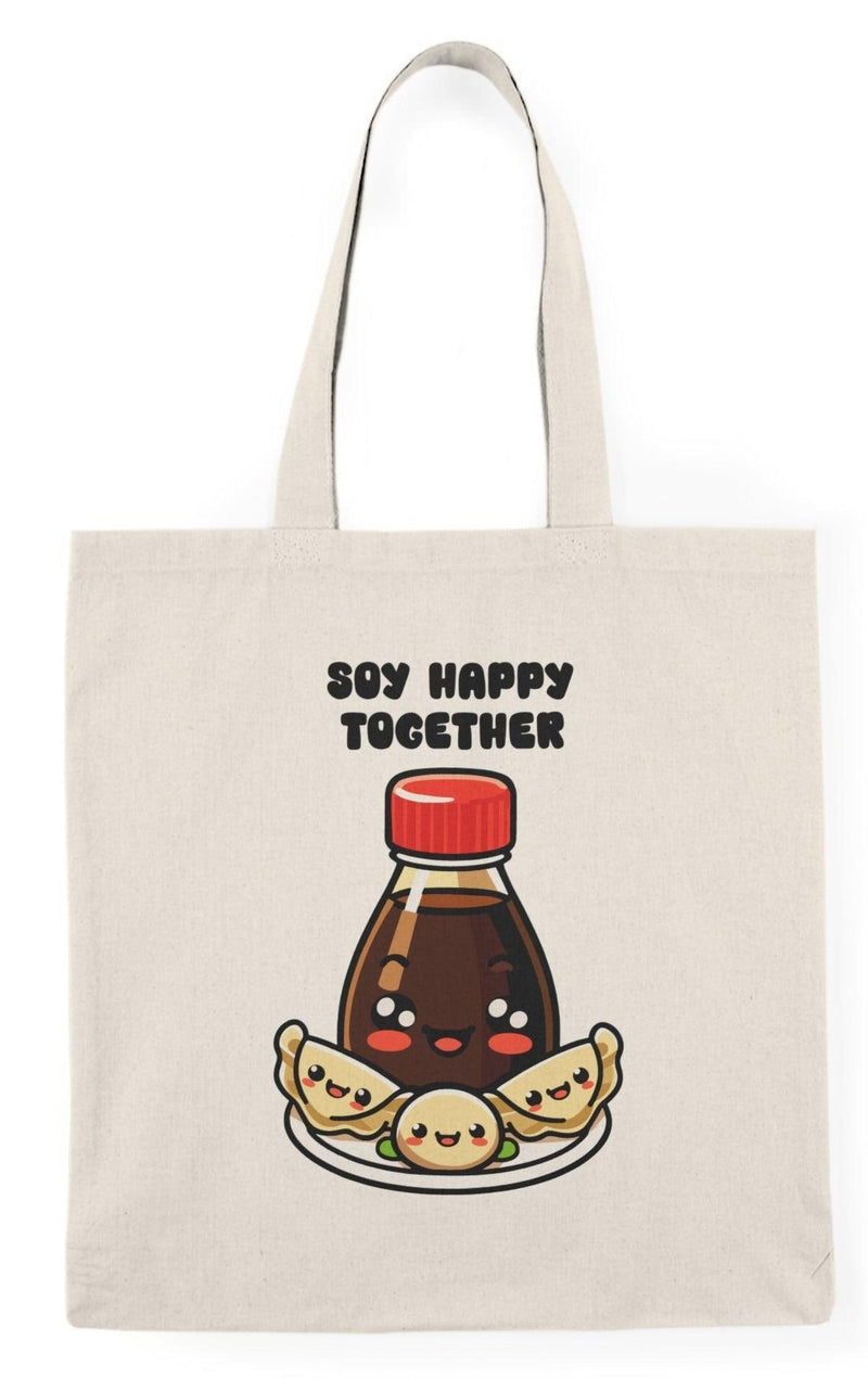 Soy Better Together Tote – Cute Gyoza & Soy Sauce Eco Bag