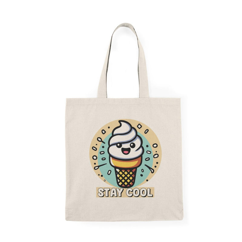 Stay Cool Tote Bag | Cartoon Ice Cream Eco Bag